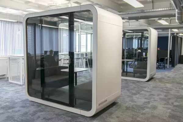 Solutions acoustiques Corda Campus Framery Q espace de travail de concentration