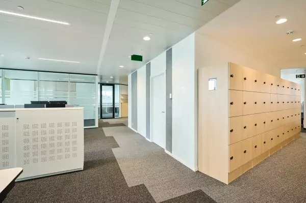 Sliding door cabinet and lockers Beobank Pami sliding door cabinet and lockers